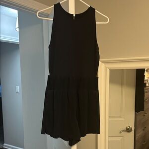 Athleta Black Racerback Romper